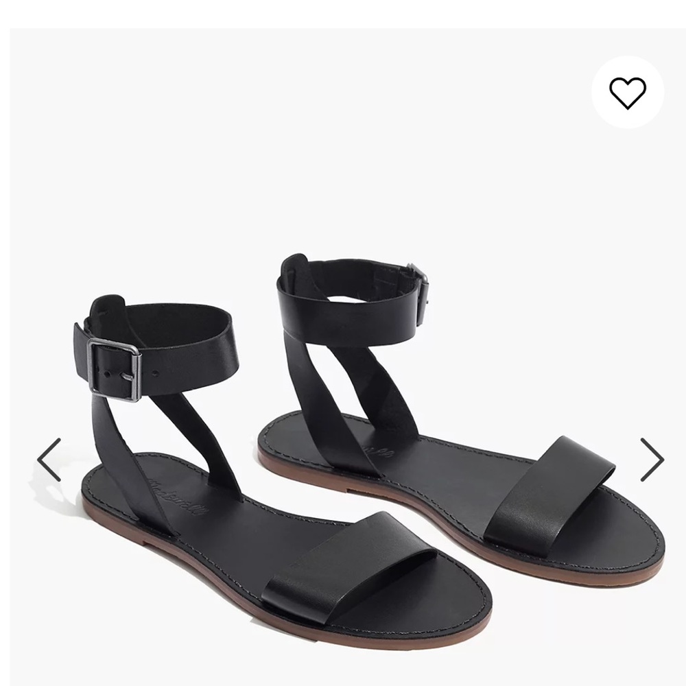 NIB Madewell Boardwalk Ankle-Strap Sandals